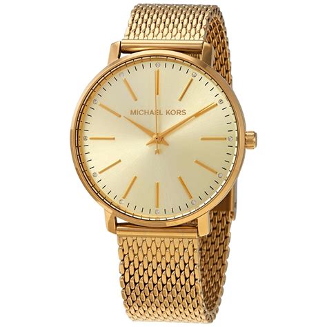 michael kors pyper ladies watch gold